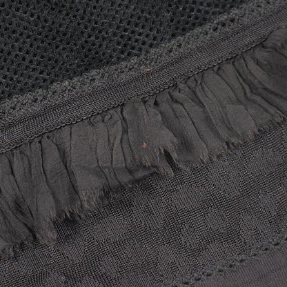 Chanel Dress CC Logo Button Le-s Black le — view 7