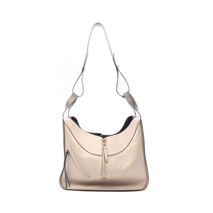 Loewe Handbag Hammock Medium 2-Way Mocha Brown Gray Beige Leather — view 5