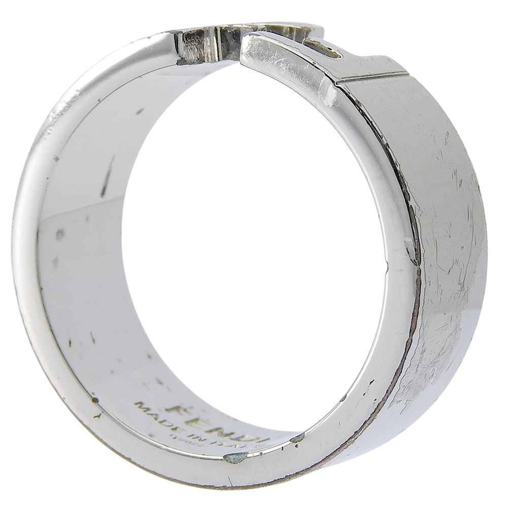 Fendi Logo Metal Ring — view 3