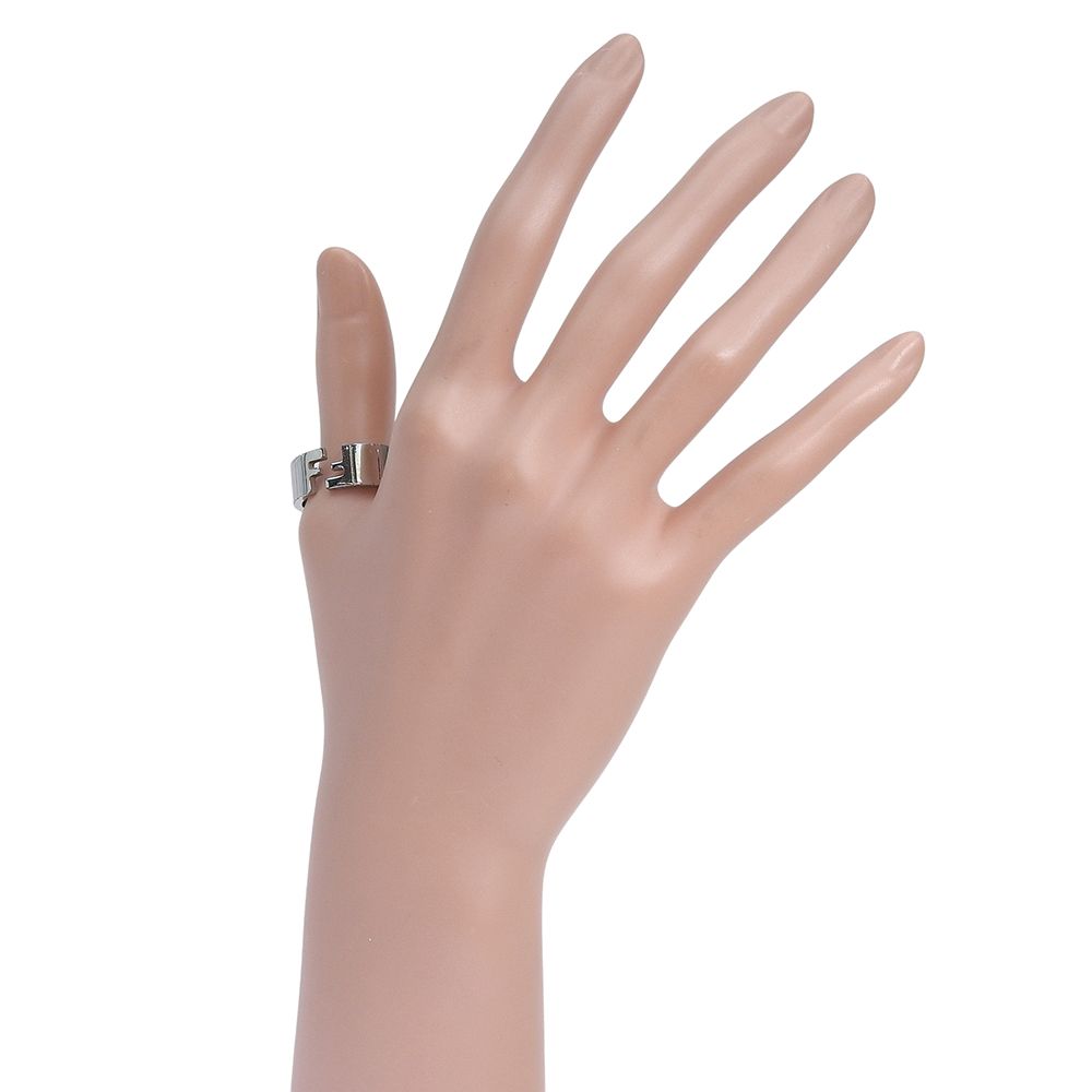 Fendi Logo Metal Ring — view 2
