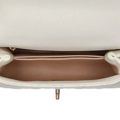 Chanel Top Handle Quilted CC Logo 2-Way Shoulder Bag 24 — view 3