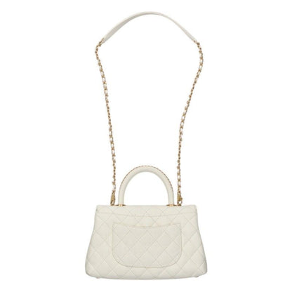 Chanel Top Handle Quilted CC Logo 2-Way Shoulder Bag 24 — view 2