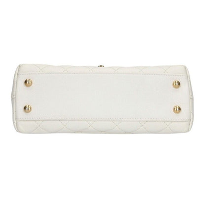 Chanel Top Handle Quilted CC Logo 2-Way Shoulder Bag 24 — view 4
