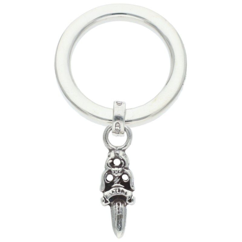 Chrome Hearts Ntfl Daga Motif Silver Ring — view 2