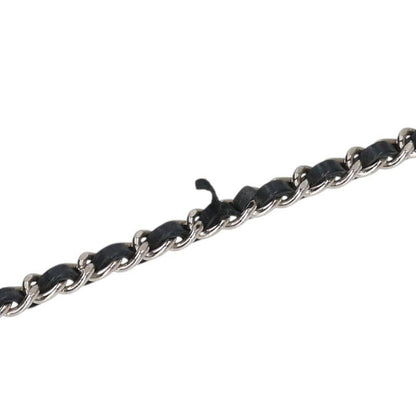 Chanel Cambon Line CC Logo Chain Leather Wallet Shoulder Bag — view 5