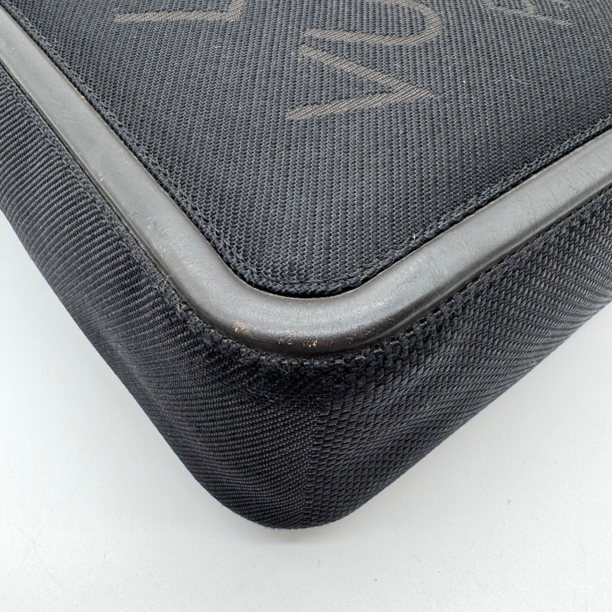 Louis Vuitton Large Shoulder Bag Damier Geant Citadin Black — view 7