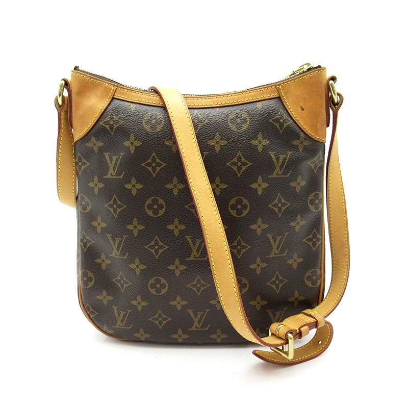 Louis Vuitton Odeon PM Monogram Shoulder Bag Brown