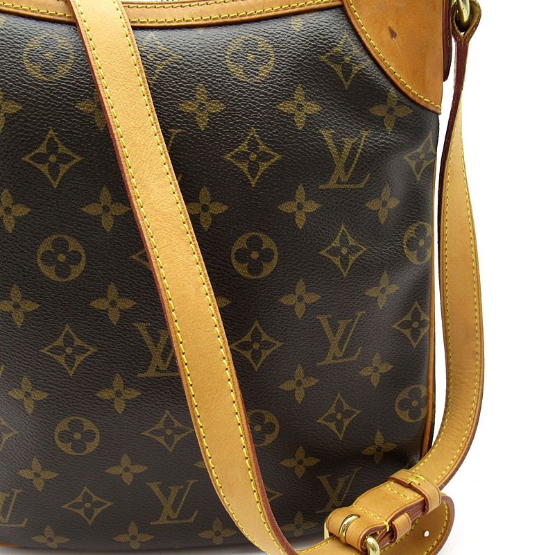 Louis Vuitton Odeon PM Monogram Shoulder Bag Brown — view 2