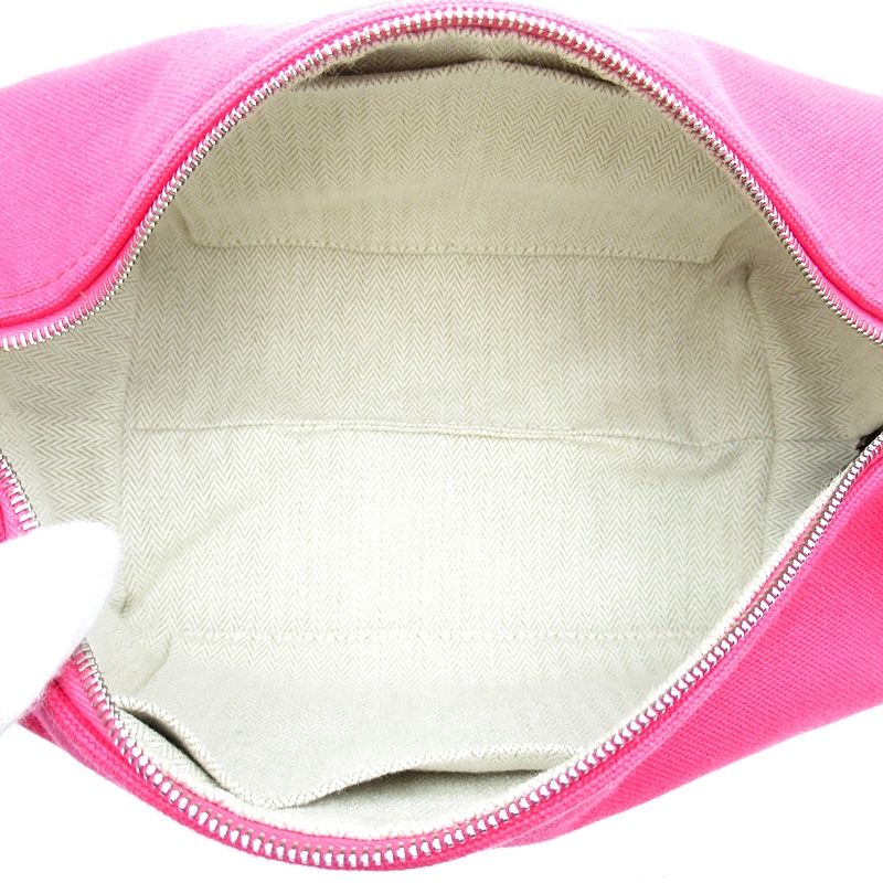 Hermes Bride-A-Brac PM Cotton Canvas Bag Hibiscus — view 7
