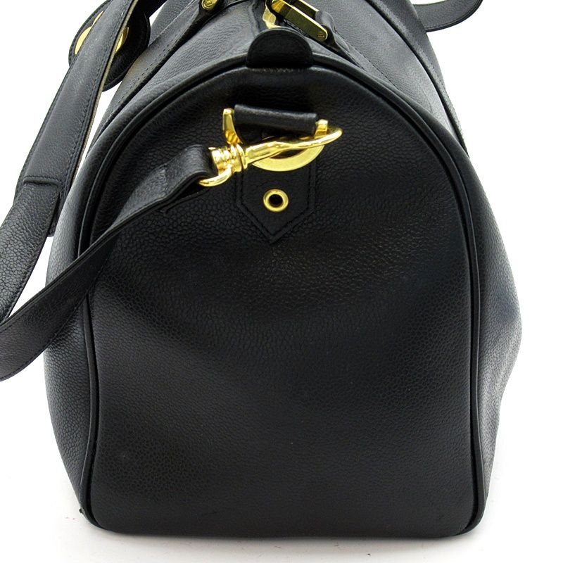 Chanel Boston Bag Caviar Leather Black — view 3