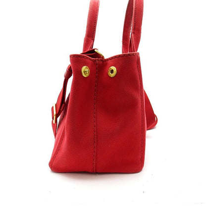 Prada Canapa 2-Way Tote TPM Canvas Handbag — view 3