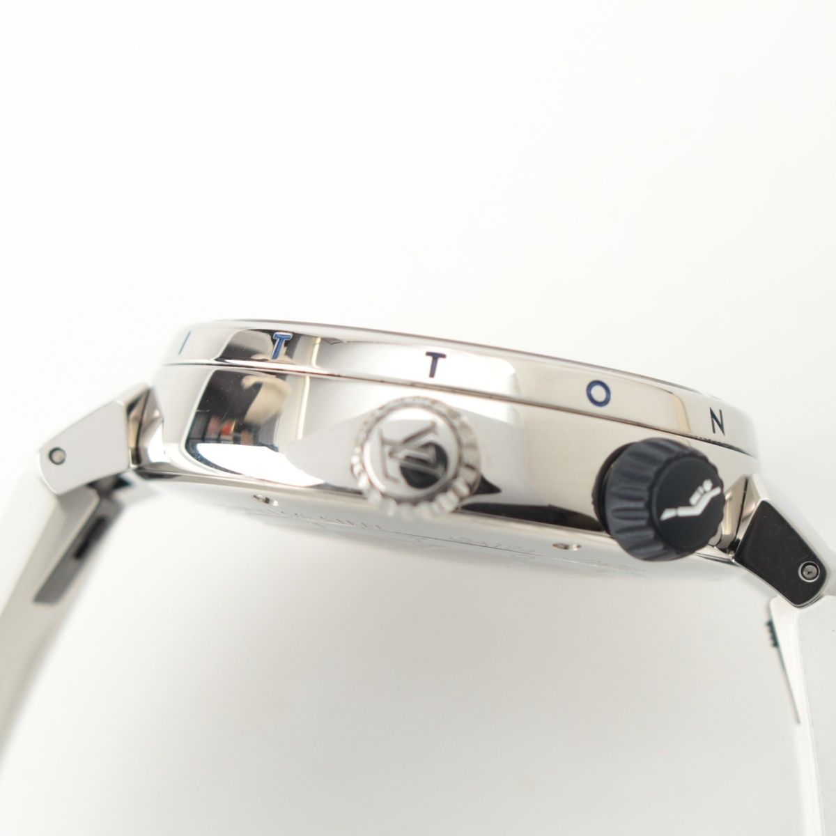 Louis Vuitton Tambour Street Diver Automatic Watch Silver Dial Pacific — view 6