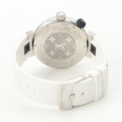 Louis Vuitton Tambour Street Diver Automatic Watch Silver Dial Pacific — view 3