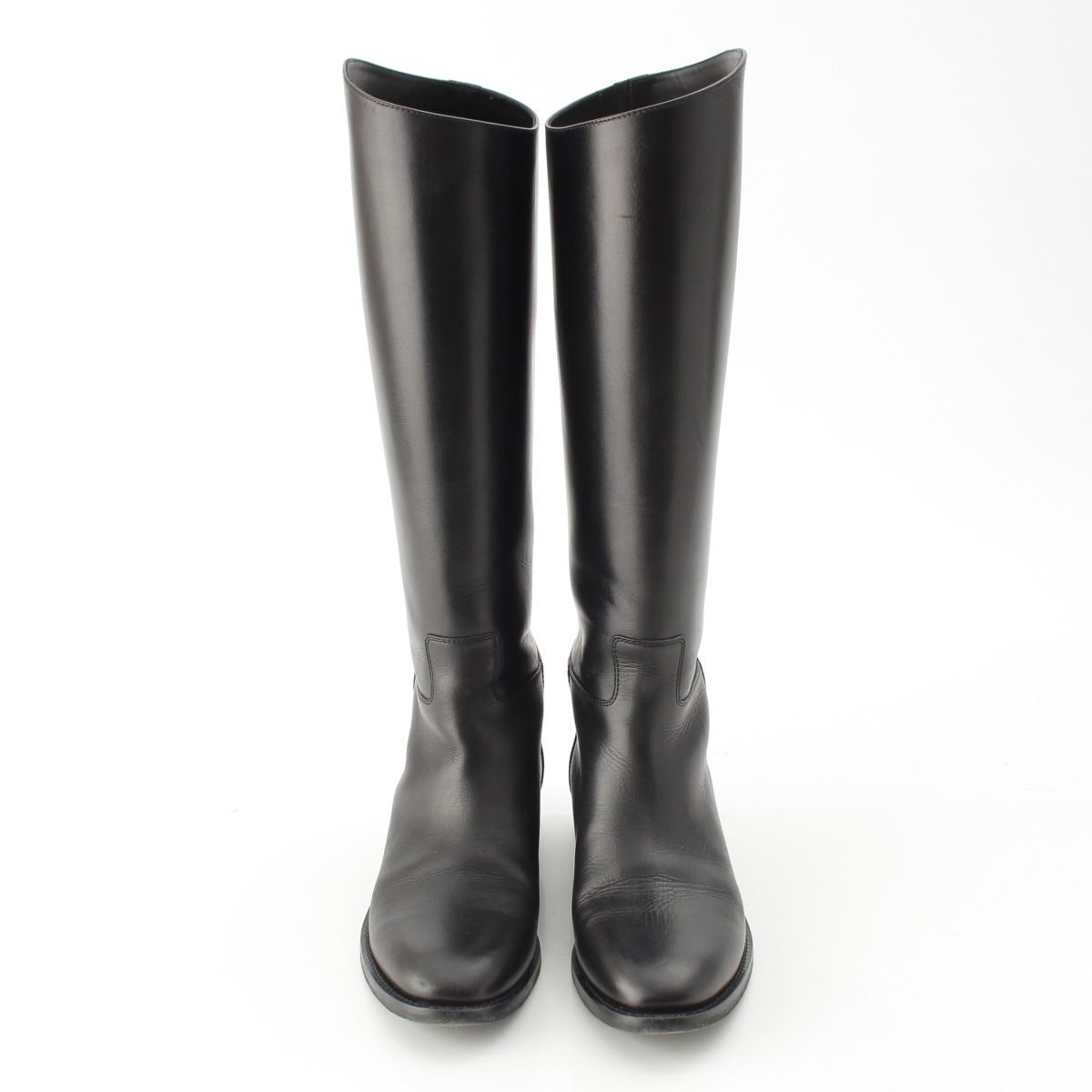 Celine Logo Anais Riding Boots Shoes Black — view 2