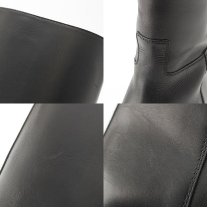 Celine Logo Anais Riding Boots Shoes Black — view 8
