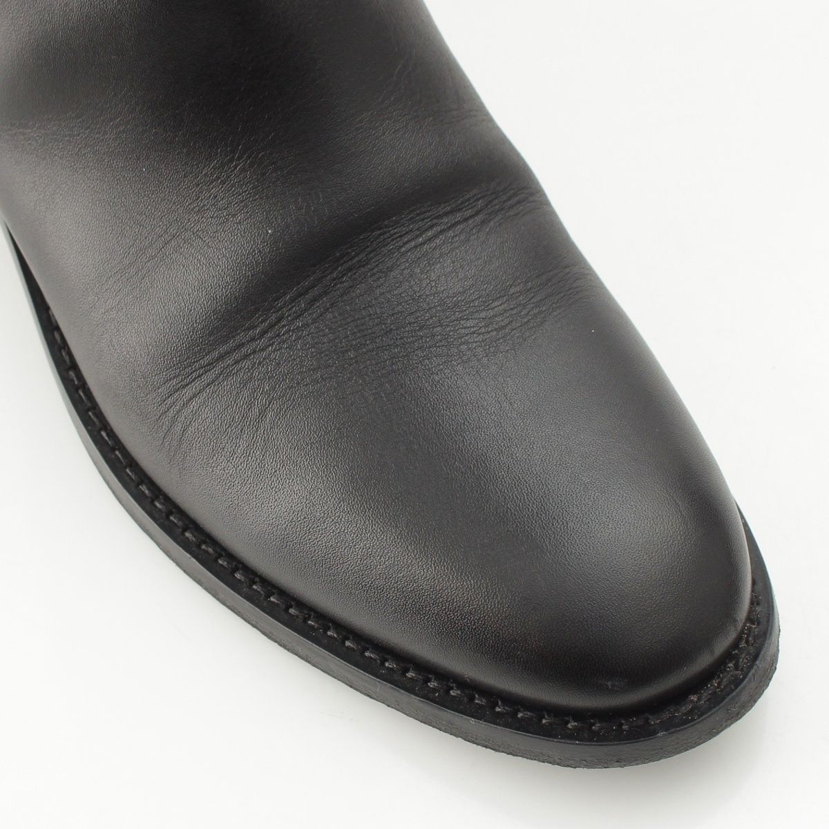 Celine Logo Anais Riding Boots Shoes Black — view 6