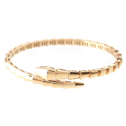 Bvlgari Serpenti Vipa Pink Gold 18K Bangle Bracelet 17