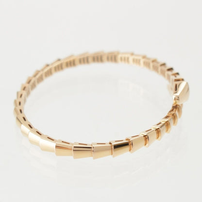 Bvlgari Serpenti Vipa Pink Gold 18K Bangle Bracelet 17 — view 4