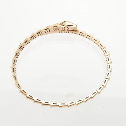 Bvlgari Serpenti Vipa Pink Gold 18K Bangle Bracelet 17 — view 5
