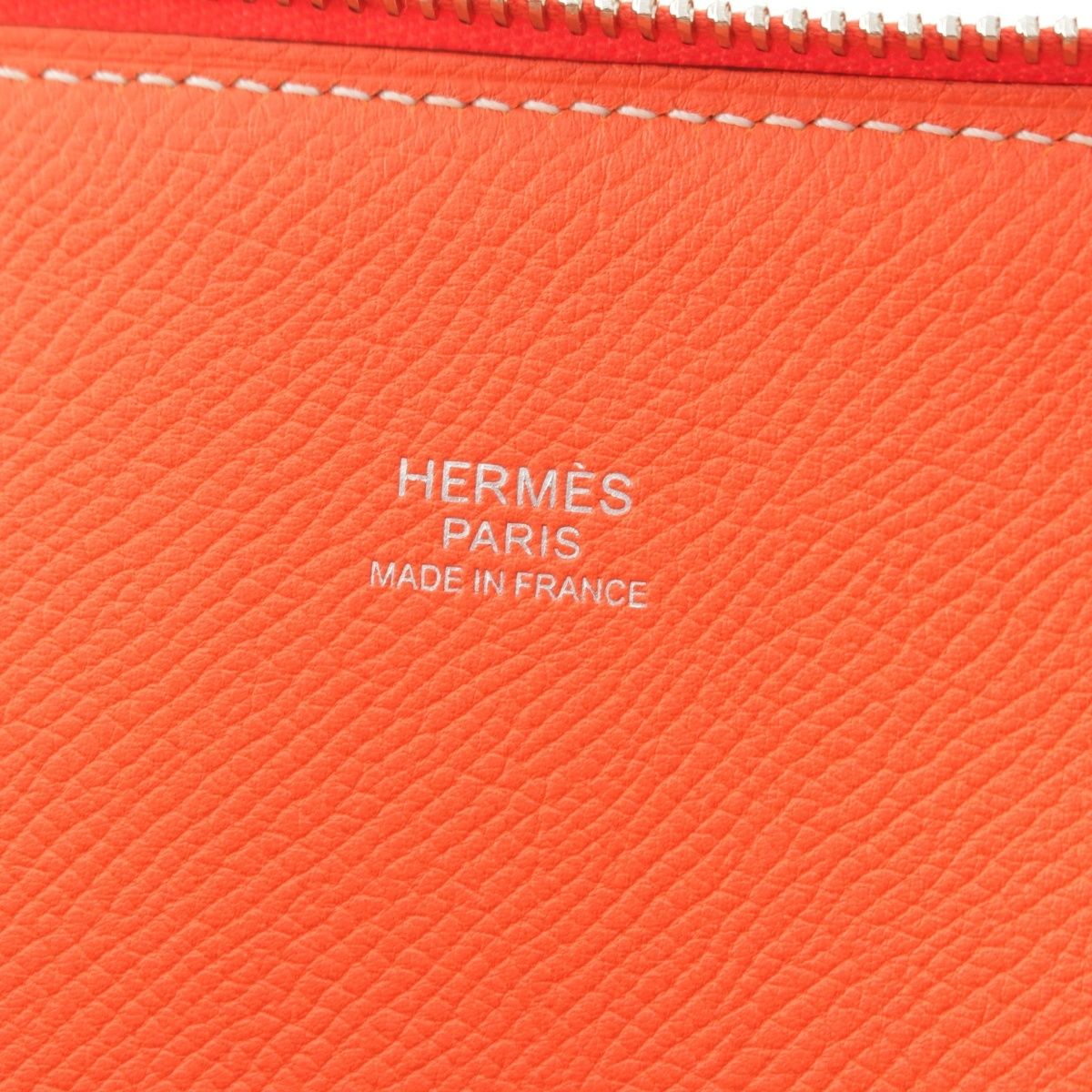 Hermes Bolide Relax 35 Epsom Boston Handbag Orange Poppy — view 7