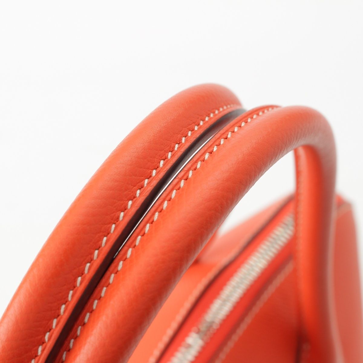 Hermes Bolide Relax 35 Epsom Boston Handbag Orange Poppy — view 8