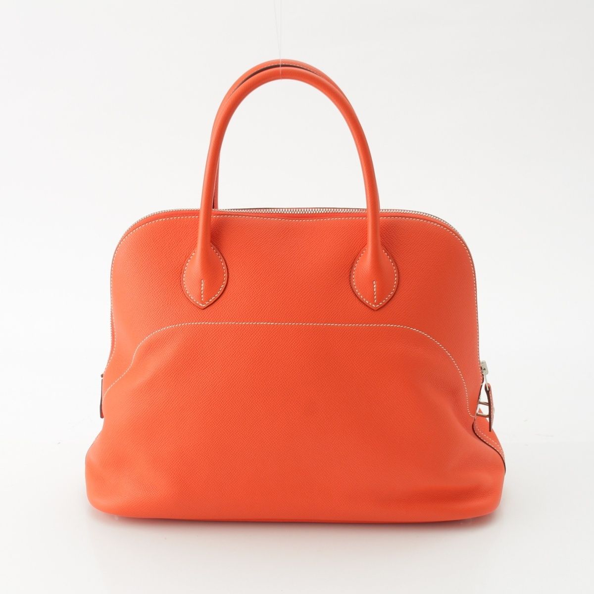 Hermes Bolide Relax 35 Epsom Boston Handbag Orange Poppy — view 4