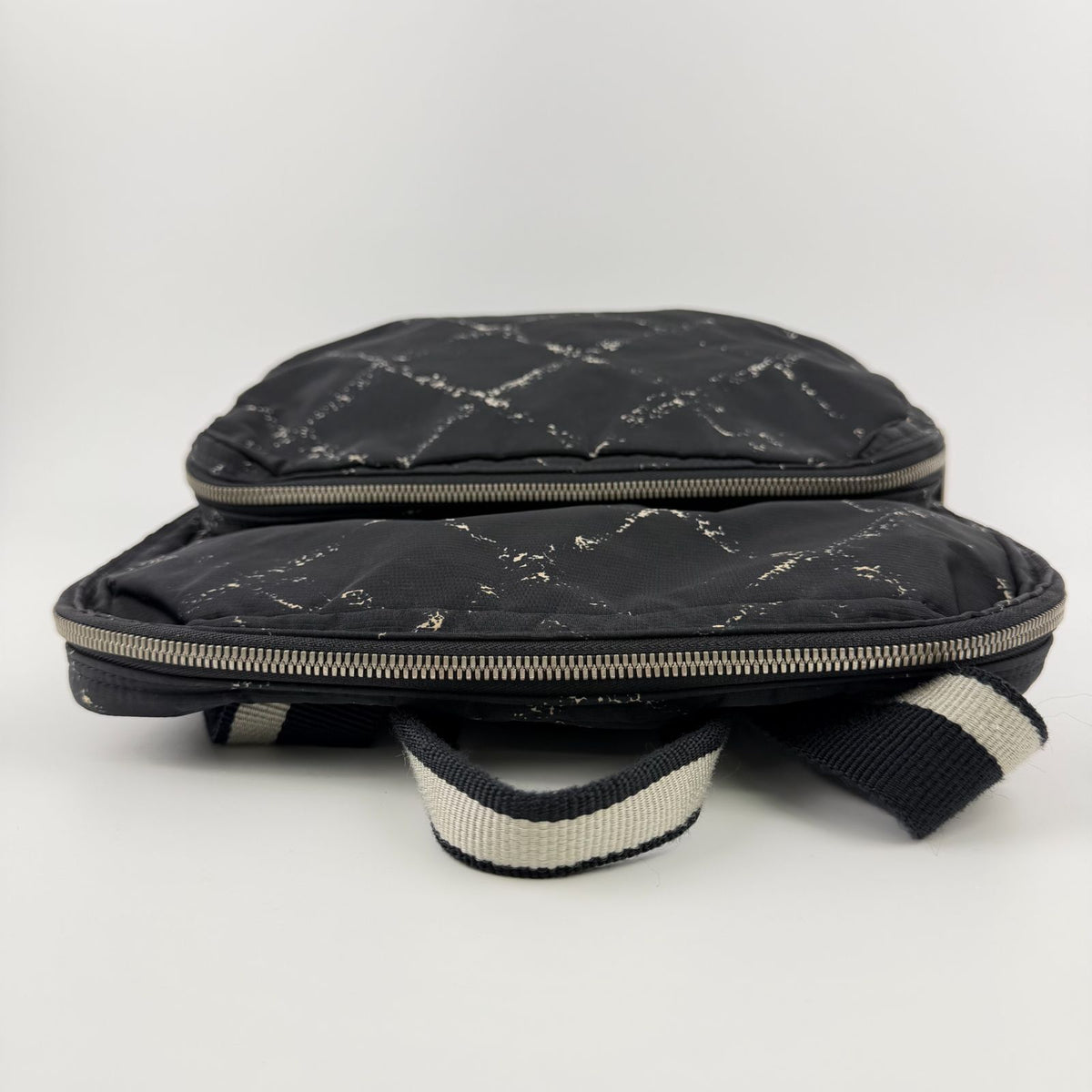 Chanel New Travel Line Backpack Nylon Black Vintage — view 6