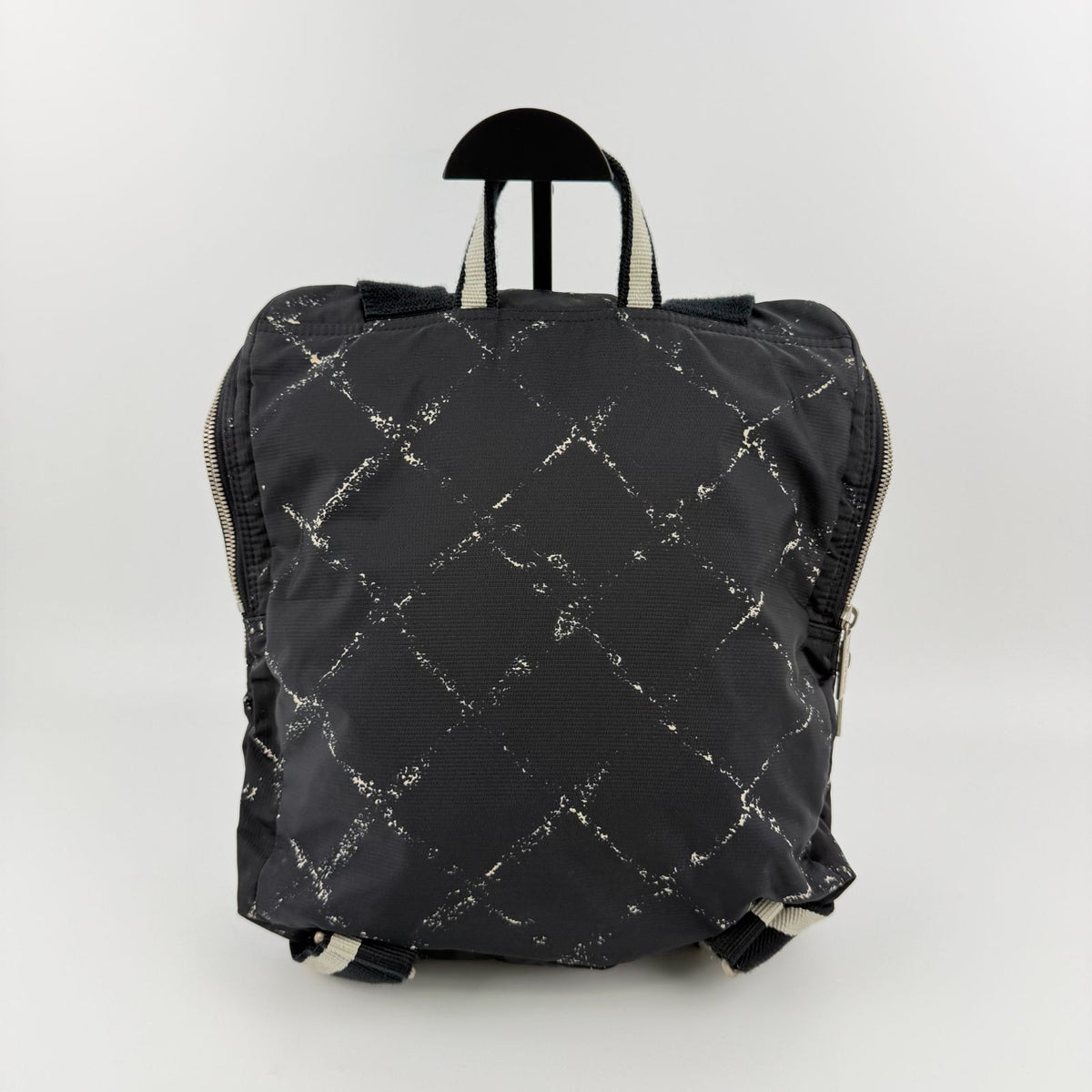 Chanel New Travel Line Backpack Nylon Black Vintage — view 3