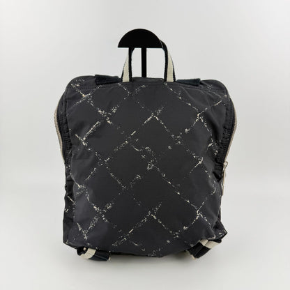 Chanel New Travel Line Backpack Nylon Black Vintage — view 3