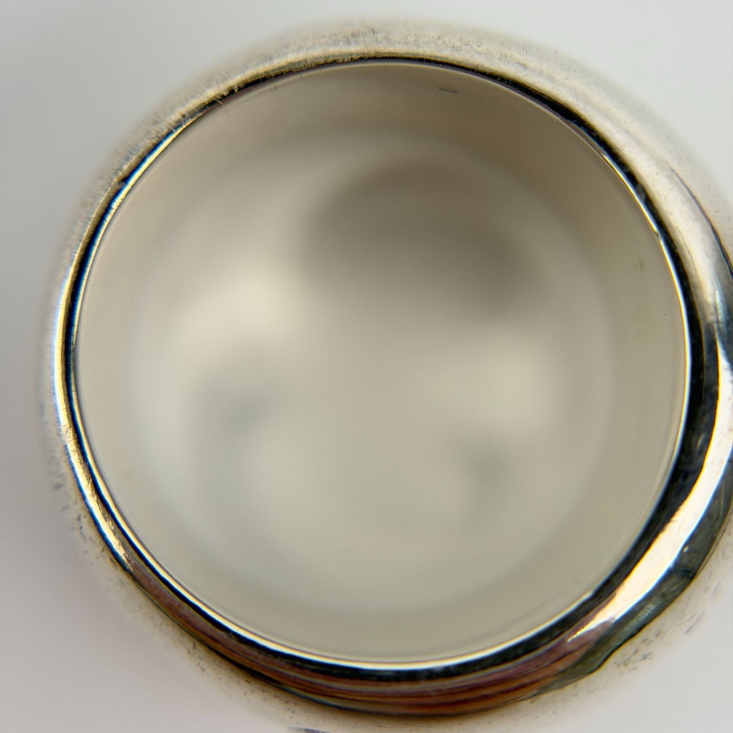 Chanel CC Logo Ring 925 Sterling Silver Vintage — view 4