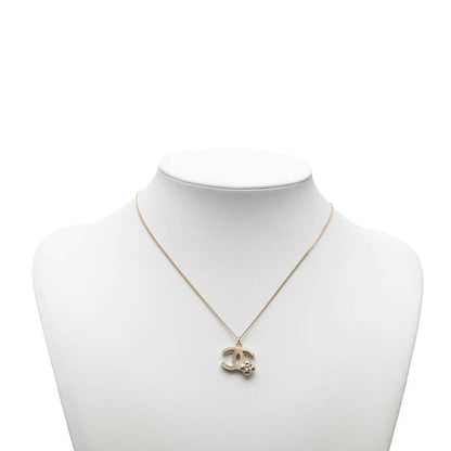 Chanel CC Logo Camellia Pendant Gold Plated — view 6