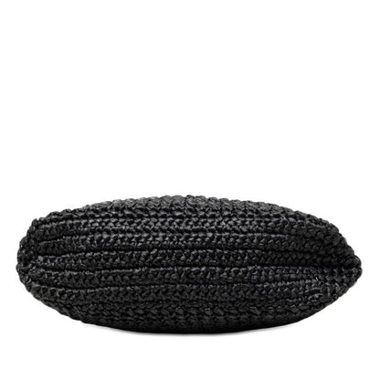 Prada Crochet Tote Bag Black Viscose — view 3