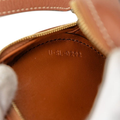 Celine Triomphe Crossbody Oval Shoulder Bag Brown Leather — view 6