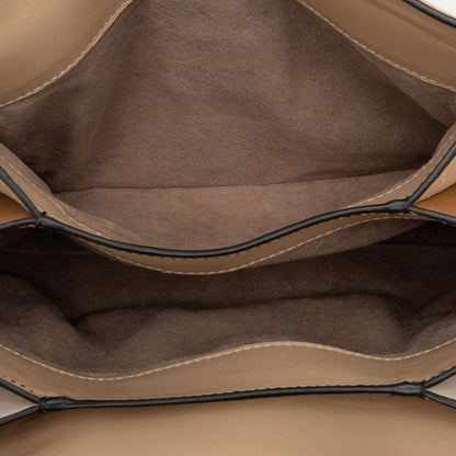 Bottega Veneta Small Piazza 2-Way Shoulder Bag Beige Brown White Leather — view 4
