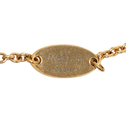 Louis Vuitton Monogram Flower Full Chain Necklace Gold Plated — view 4