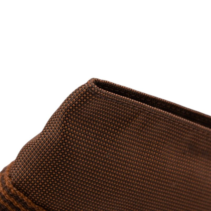 Hermes Herline Crossbody Shoulder Bag Pochette Brown Canvas — view 4