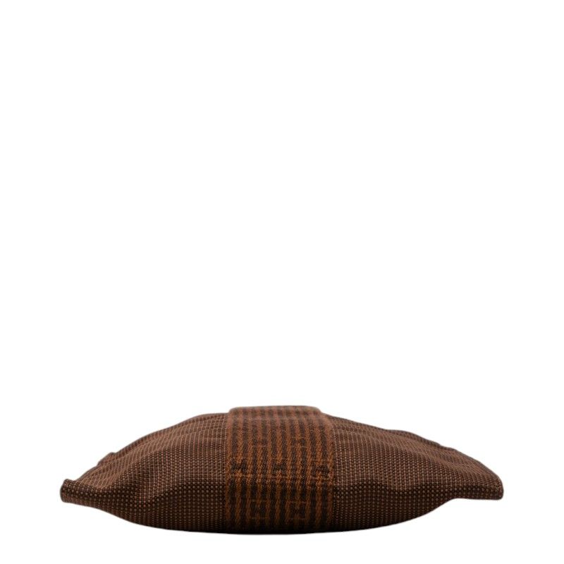 Hermes Herline Crossbody Shoulder Bag Pochette Brown Canvas — view 3