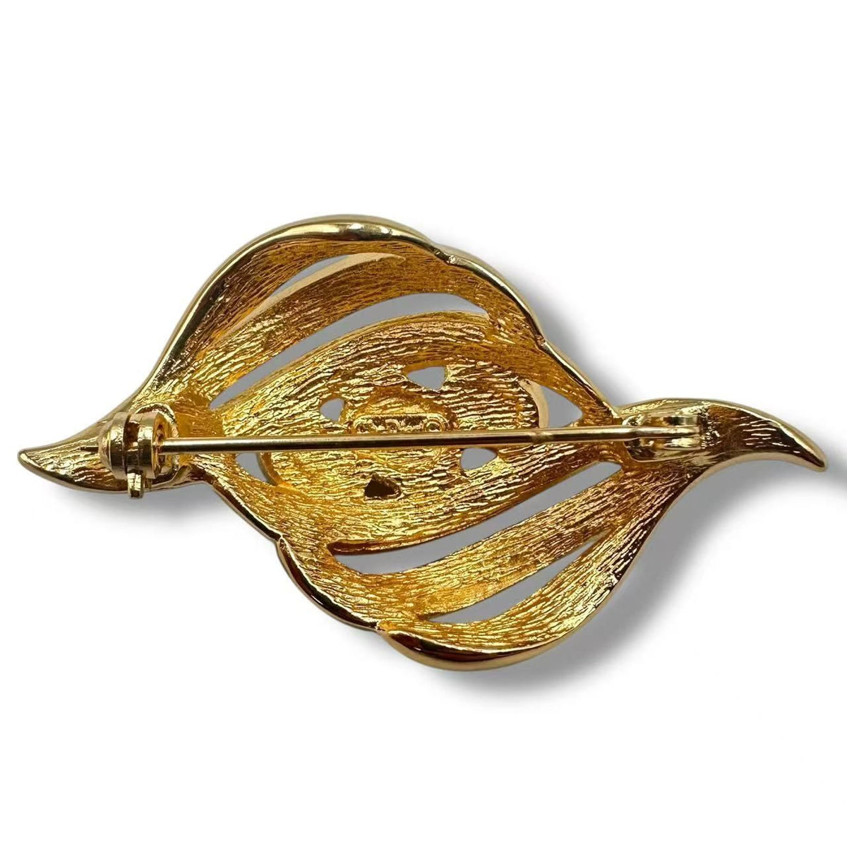Dior Vintage Brooch Rhinestone Gold — view 3