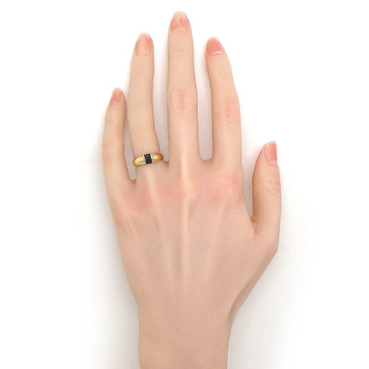 Tiffany & Co Ring Stacking Point Baguette Cut Sapphire 18K Yellow Gold — view 5