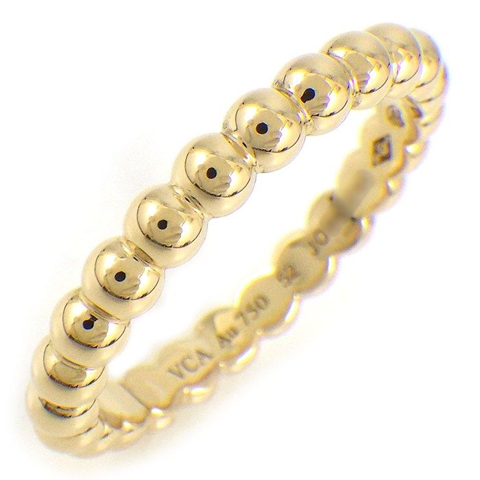 Van Cleef & Arpels Ring Perlee Gold Pearl 18K Yellow