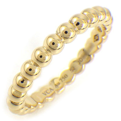 Van Cleef & Arpels Ring Perlee Gold Pearl 18K Yellow