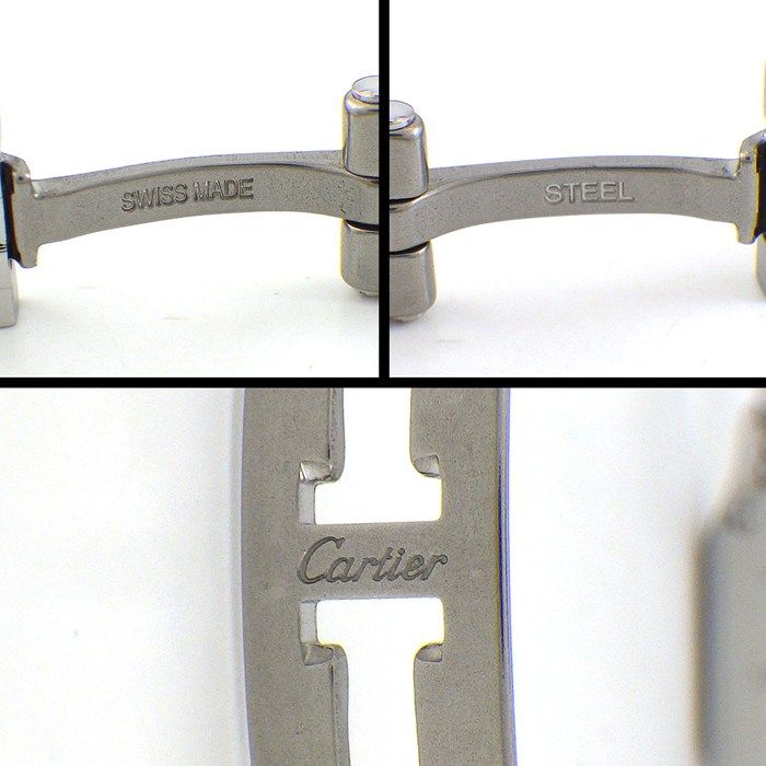 Cartier Watch Panthère Mini Square Silver Dial Roman Index SS Quartz Analog — view 5