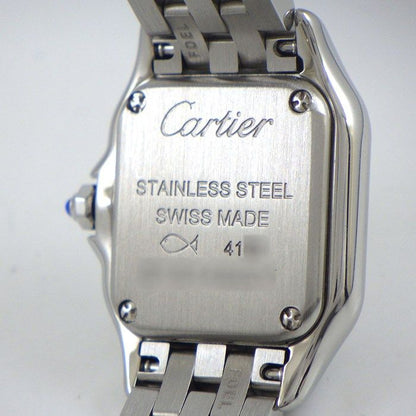 Cartier Watch Panthère Mini Square Silver Dial Roman Index SS Quartz Analog — view 4