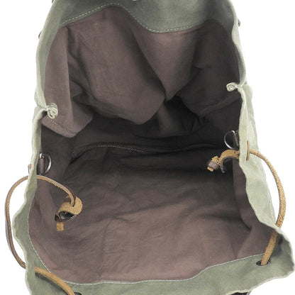 Dolce & Gabbana Canvas Leather 2-Way Handbag Khaki — view 5