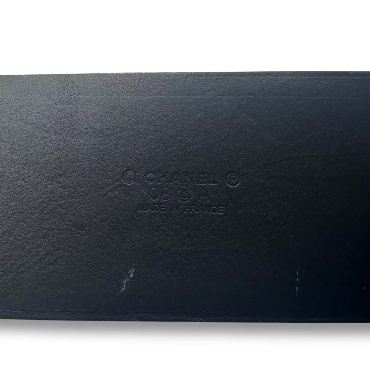 Chanel Gripoix Belt Rhinestone Suede Black — view 5
