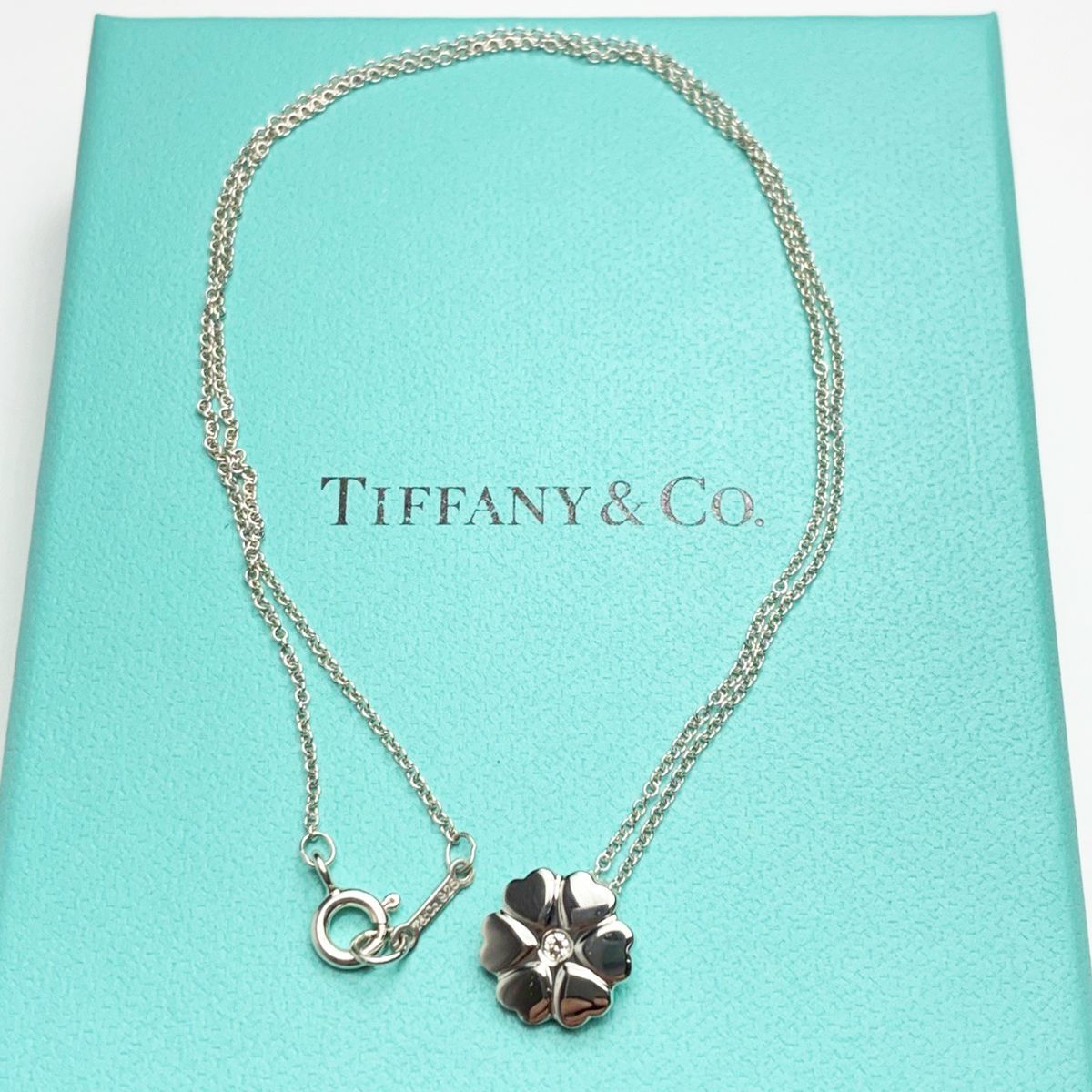 Tiffany & Co Necklace Heart Crown of Silver Diamond Paloma Picasso — view 3