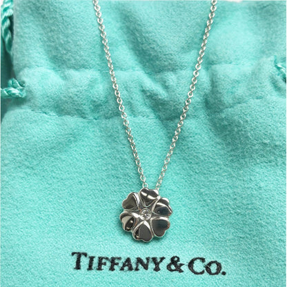 Tiffany & Co Necklace Heart Crown of Silver Diamond Paloma Picasso — view 2