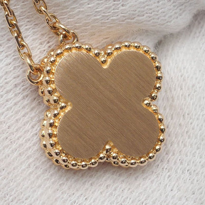 Van Cleef & Arpels Vintage Alhambra Necklace Pink Sable — view 5