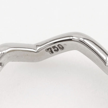 Tiffany & Co Zigzag Platinum Gold Diamond Ring — view 8