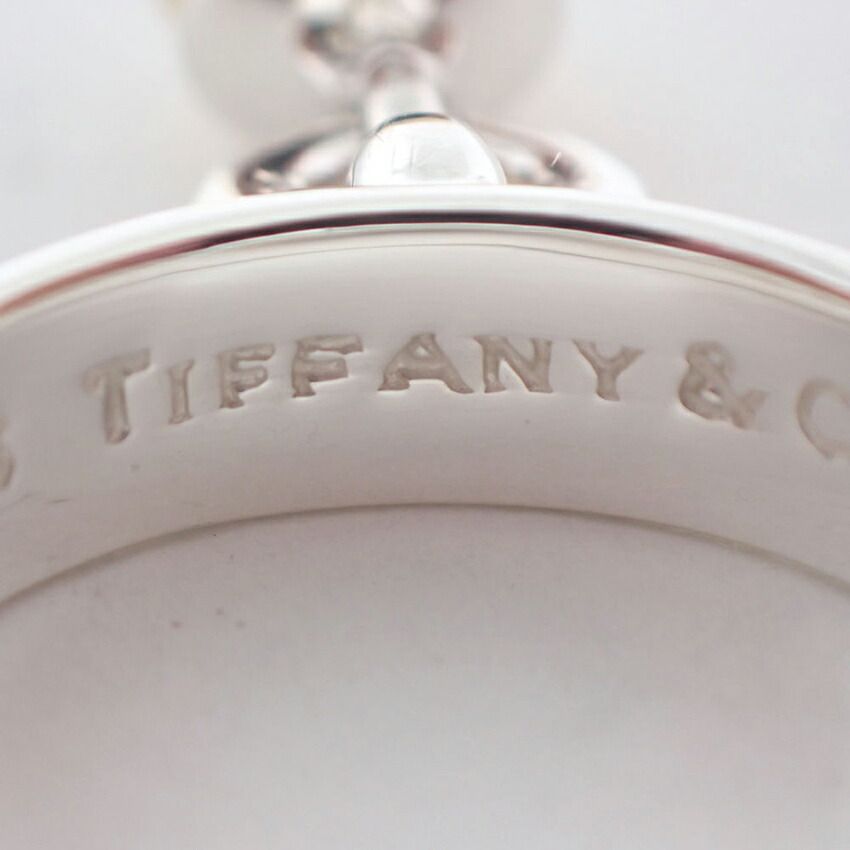 Tiffany & Co 925 750 Door Knock Ball Ring — view 7
